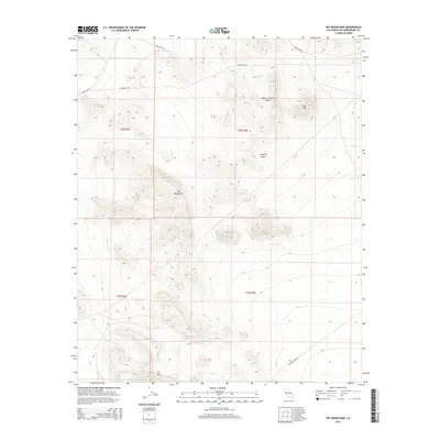 2015 Map of Fry Mountains, 2015 Print