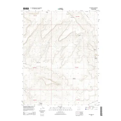 2014 Map of Fry Spring, 2014 Print