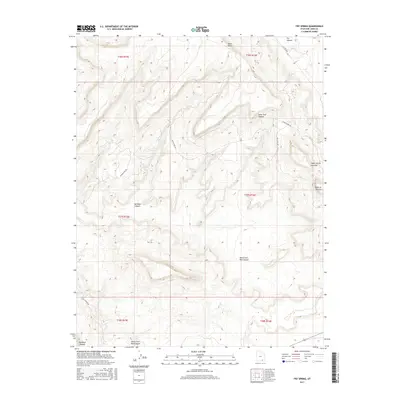 2017 Map of Fry Spring, 2017 Print