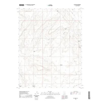 2020 Map of Fry Spring, 2020 Print