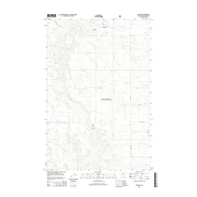 2014 Map of Fryburg, 2014 Print