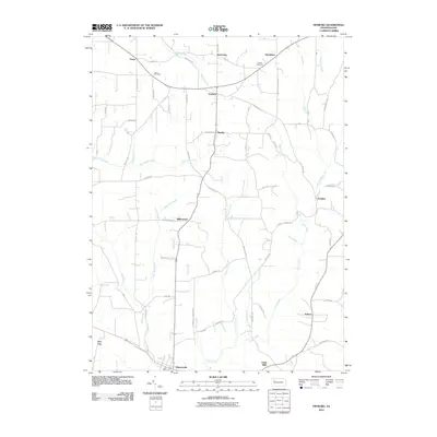 2010 Map of Fryburg, 2010 Print