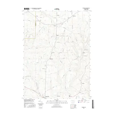 2016 Map of Fryburg, 2016 Print