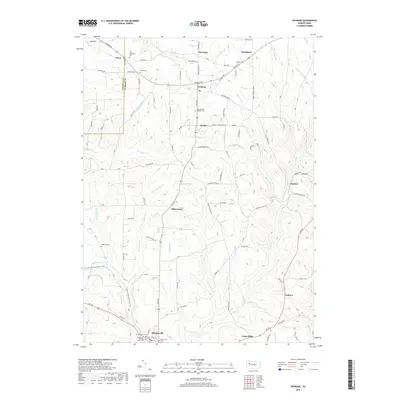 2019 Map of Fryburg, 2019 Print
