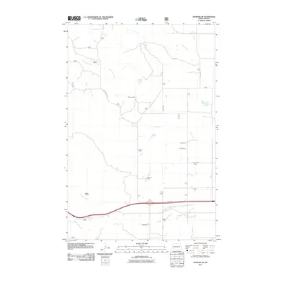 2011 Map of Fryburg NE, 2011 Print
