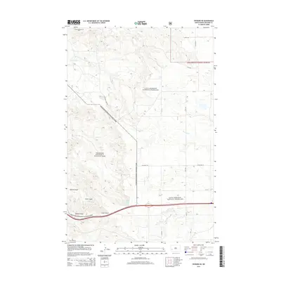 2014 Map of Fryburg NE, 2014 Print