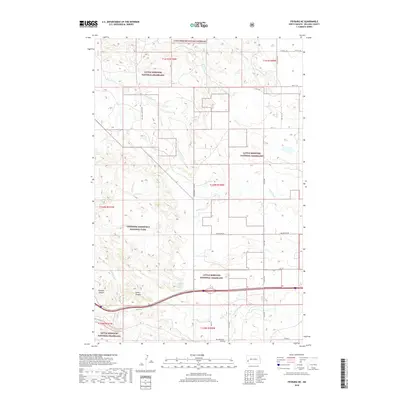 2018 Map of Fryburg NE, 2018 Print