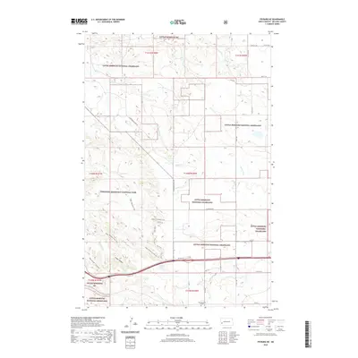 2020 Map of Fryburg NE, 2020 Print