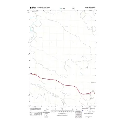 2011 Map of Fryburg NW, 2011 Print