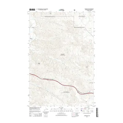 2014 Map of Fryburg NW, 2014 Print