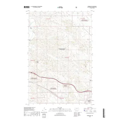 2018 Map of Fryburg NW, 2018 Print