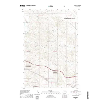 2020 Map of Fryburg NW, 2020 Print