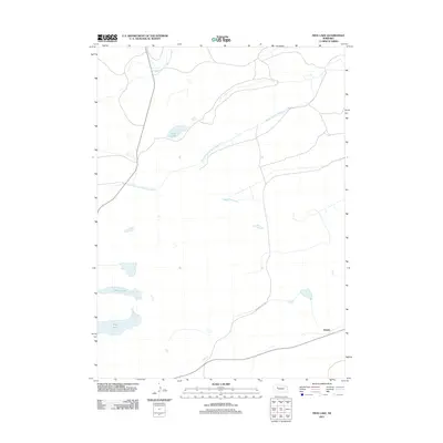 2011 Map of Frye Lake, 2011 Print