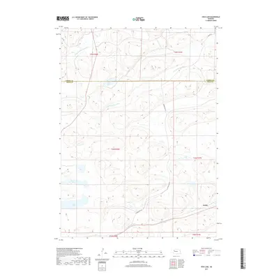 2017 Map of Frye Lake, 2017 Print