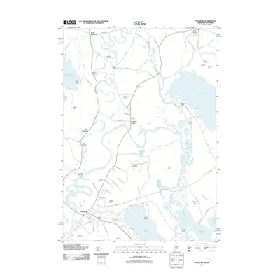 2011 Map of Fryeburg, 2011 Print