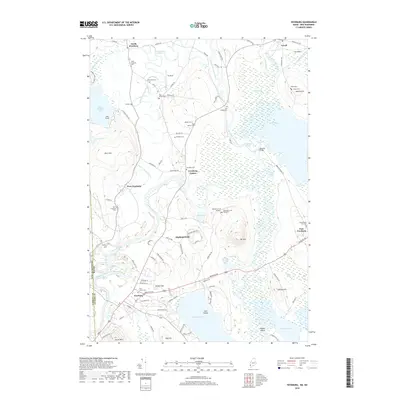 2018 Map of Fryeburg, 2018 Print