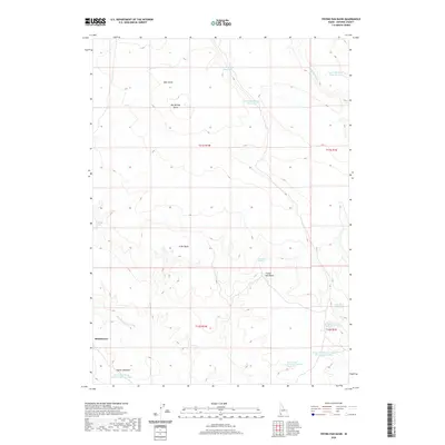 2020 Map of Frying Pan Basin, 2020 Print
