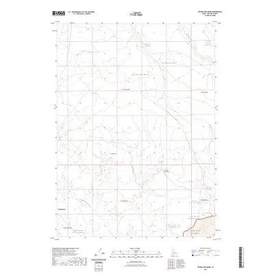 2023 Map of Frying Pan Basin, 2023 Print