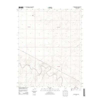 2013 Map of Fuentes Ranch, 2013 Print