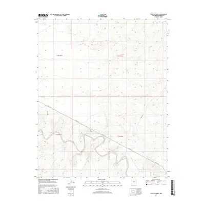 2017 Map of Fuentes Ranch, 2017 Print