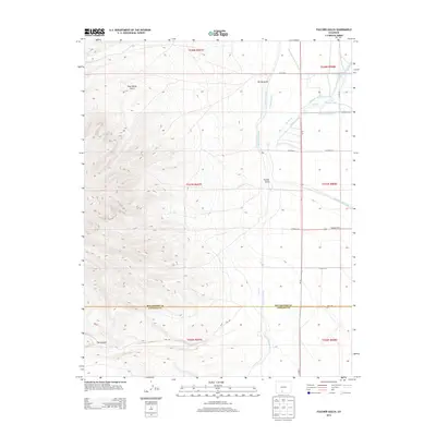 2013 Map of Fulcher Gulch, 2013 Print