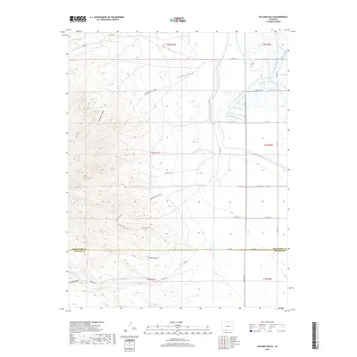 2019 Map of Fulcher Gulch, 2019 Print