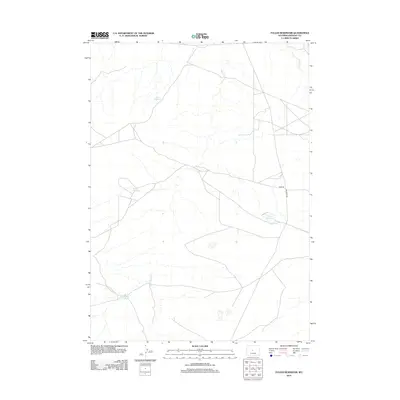 2012 Map of Fuller Reservoir, 2012 Print
