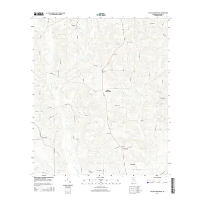 2014 Map of Fullers Crossroads, 2014 Print