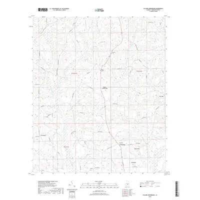 2018 Map of Fullers Crossroads, 2018 Print