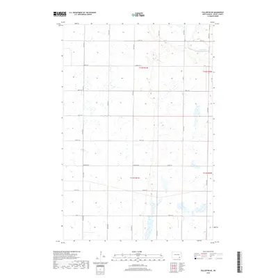 2018 Map of Fullerton NE, 2018 Print