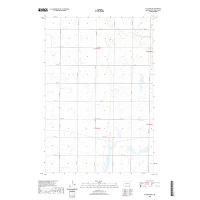 2020 Map of Fullerton NE, 2020 Print