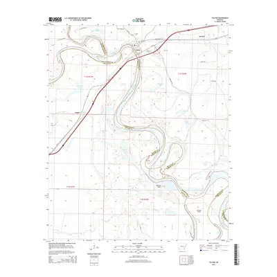 2014 Map of Fulton, 2014 Print