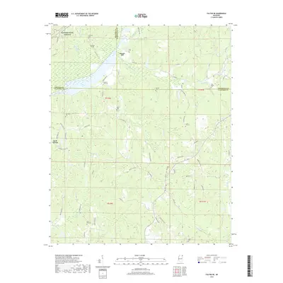 2018 Map of Fulton NE, 2018 Print