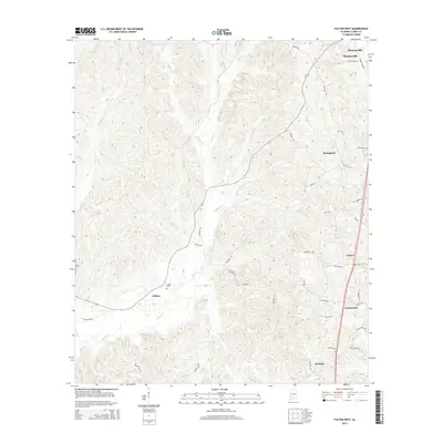 2014 Map of Fulton West, 2014 Print