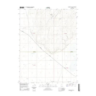 2014 Map of Fumarole Butte, 2014 Print