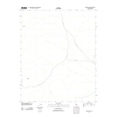 2012 Map of Funeral Peak, 2012 Print
