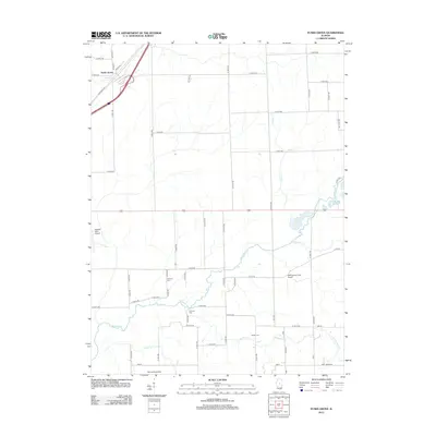 2012 Map of Funks Grove, 2012 Print