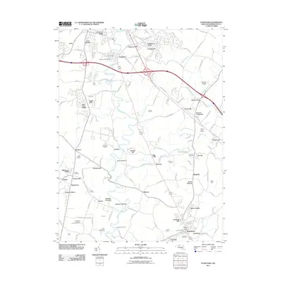 2011 Map of Funkstown, 2011 Print