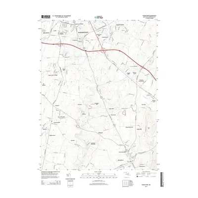 2014 Map of Funkstown, 2014 Print