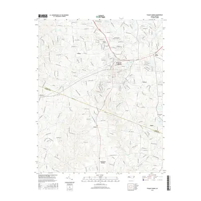 2016 Map of Fuquay-Varina, 2016 Print