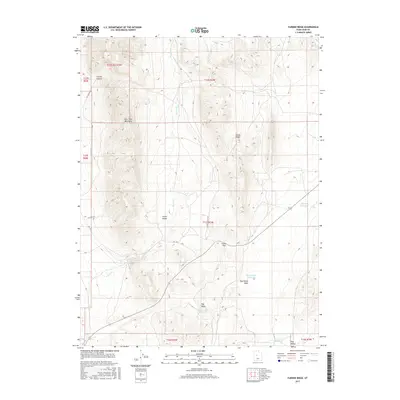 2017 Map of Furner Ridge, 2017 Print