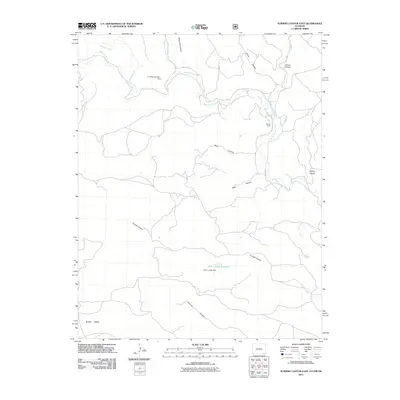2011 Map of Furnish Canyon East, 2011 Print