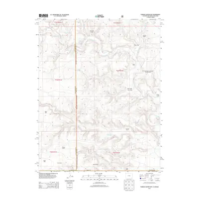 2013 Map of Furnish Canyon East, 2013 Print