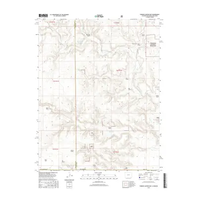 2016 Map of Furnish Canyon East, 2016 Print