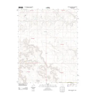 2013 Map of Furnish Canyon West, 2013 Print