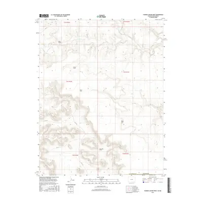 2016 Map of Furnish Canyon West, 2016 Print