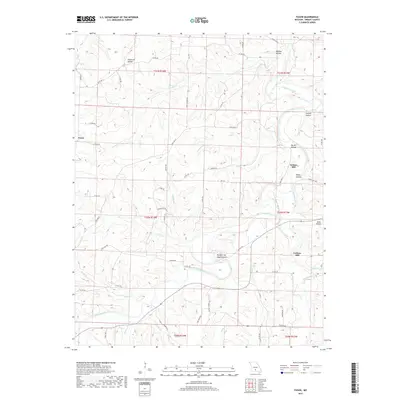 2017 Map of Fuson, 2017 Print