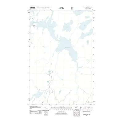 2011 Map of Gabbro Lake, 2011 Print