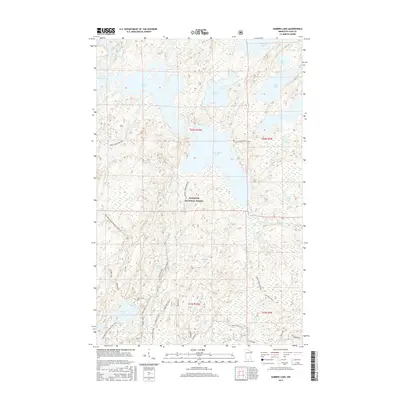 2016 Map of Gabbro Lake, 2016 Print