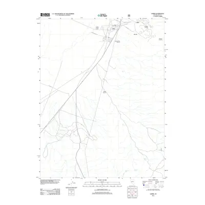 2011 Map of Gabbs, 2011 Print